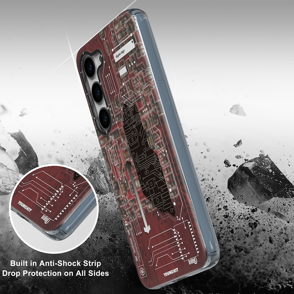 Samsung Galaxy S23 Uyumlu Kılıf YoungKit Technology Serisi Kapak - 4
