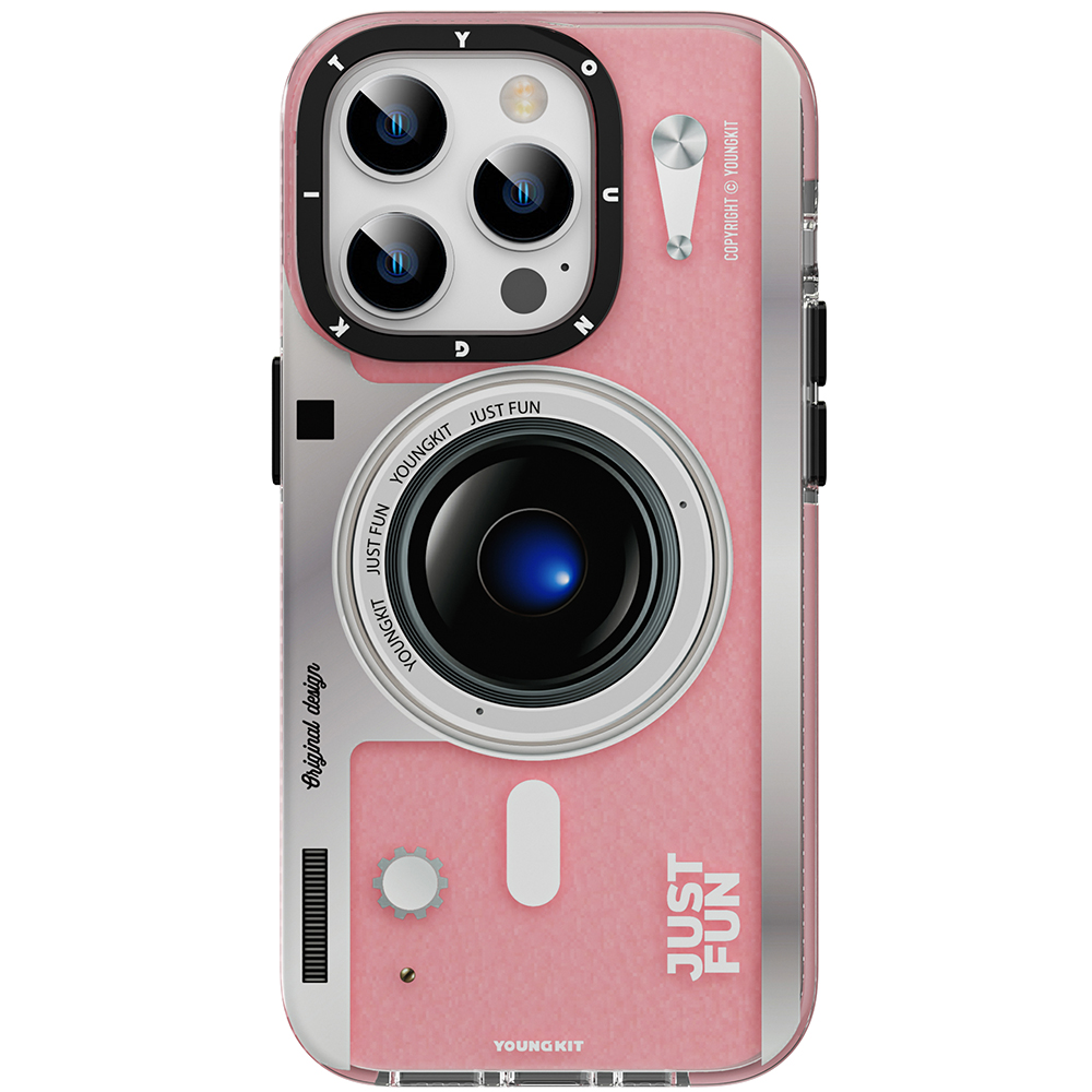 Apple iPhone 14 Pro Max Uyumlu Kılıf Magsafe Şarj Özellikli Lens Figürlü YoungKit Art Film Serisi Kapak - 2