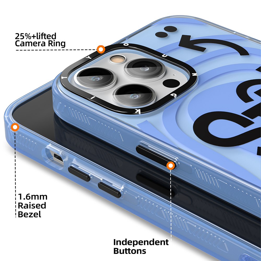 Apple iPhone 14 Pro Uyumlu Kılıf Mutlu Mod Figürlü YoungKit Happy Mood Serisi Kapak - 4