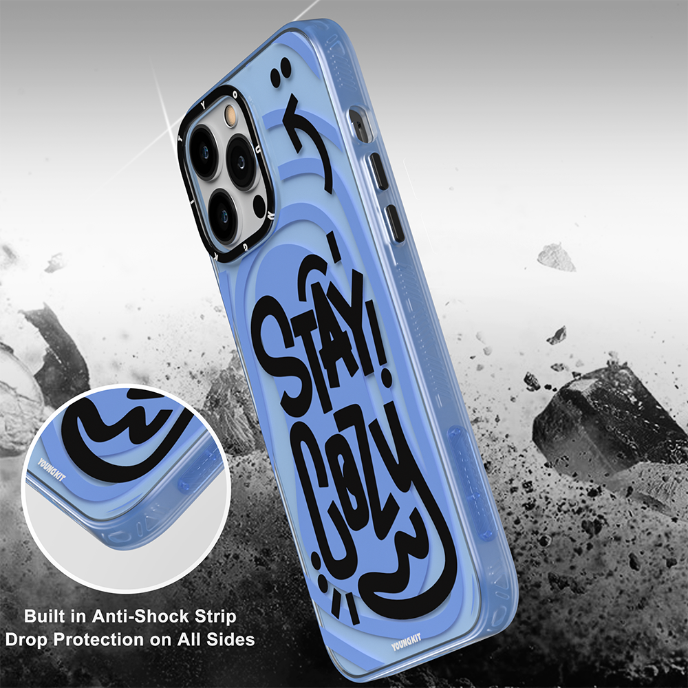 Apple iPhone 14 Pro Uyumlu Kılıf Mutlu Mod Figürlü YoungKit Happy Mood Serisi Kapak - 6