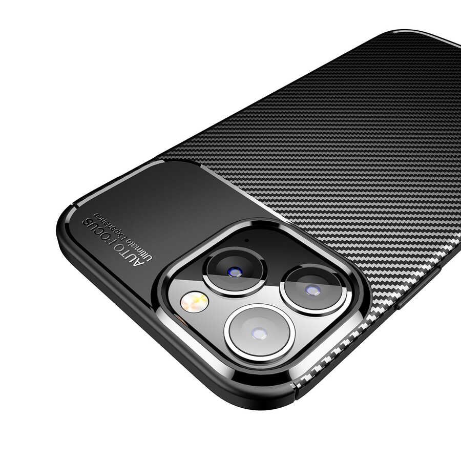 Apple iPhone 14 Pro Uyumlu Kılıf Zore Negro Silikon Kapak - 1
