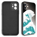 Apple iPhone 11 Uyumlu Kılıf Kamera Korumalı Desenli Sert Silikon Zore Epoksi Kapak - 1