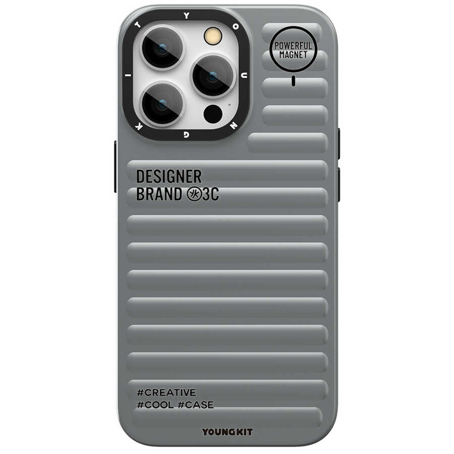 Apple iPhone 12 Pro Max Uyumlu Kılıf YoungKit Plain Coloured Serisi Kapak - 1