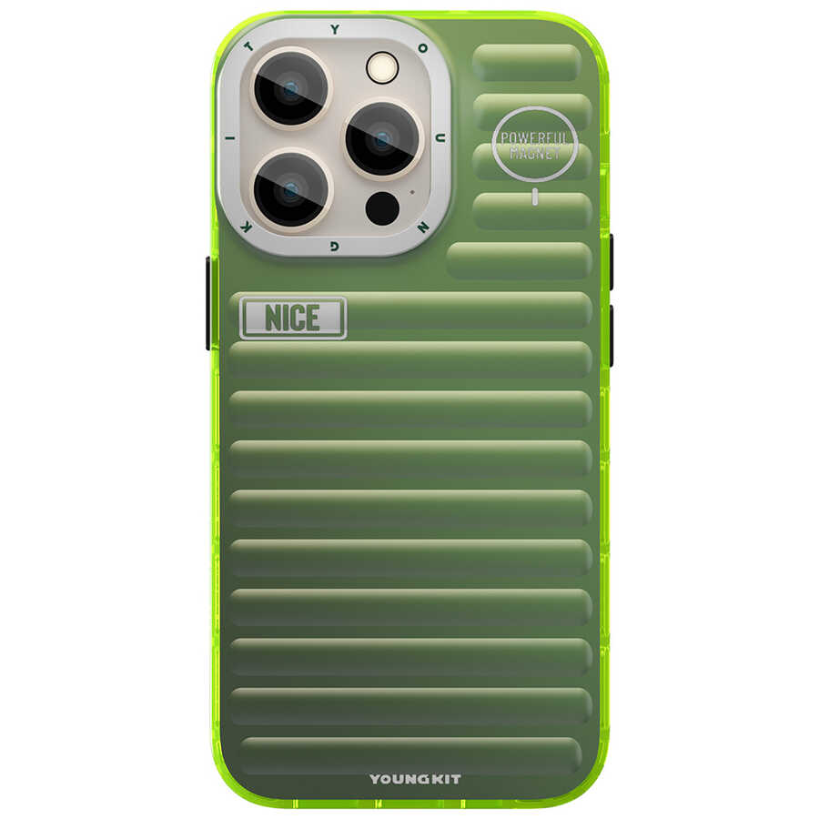 Apple iPhone 12 Pro Max Uyumlu Kılıf YoungKit Plain Coloured Serisi Kapak - 3