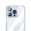 Apple iPhone 14 Pro Max Uyumlu Kılıf Magsafe Şarj Özellikli Benks Magnetic Shiny Glass Serisi Kapak - 5