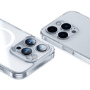 Apple iPhone 14 Pro Uyumlu Kılıf Magsafe Şarj Özellikli Benks Magnetic Shiny Glass Serisi Kapak - 1