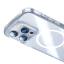 Apple iPhone 14 Pro Uyumlu Kılıf Magsafe Şarj Özellikli Benks Magnetic Shiny Glass Serisi Kapak - 4