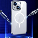 Apple iPhone 14 Uyumlu Kılıf Magsafe Şarj Özellikli Cam Yüzey Benks Electroplated Kapak - 5