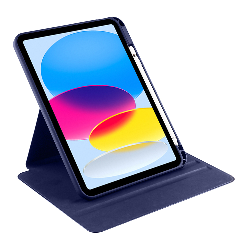 Apple iPad 10.9 2022 (10.Nesil) Uyumlu Kılıf Zore Termik Kalem Bölmeli Dönebilen Standlı Kılıf - 9
