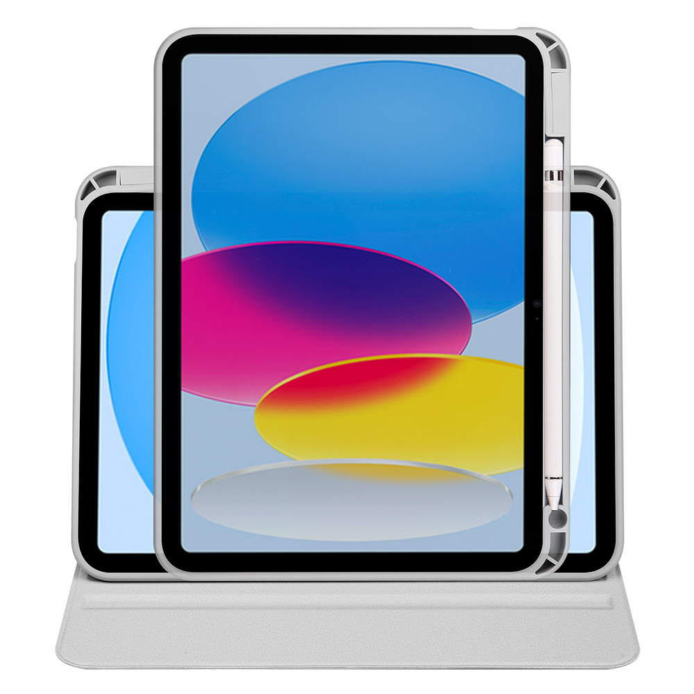 Apple iPad 10.9 2022 (10.Nesil) Uyumlu Kılıf Zore Termik Kalem Bölmeli Dönebilen Standlı Kılıf - 35