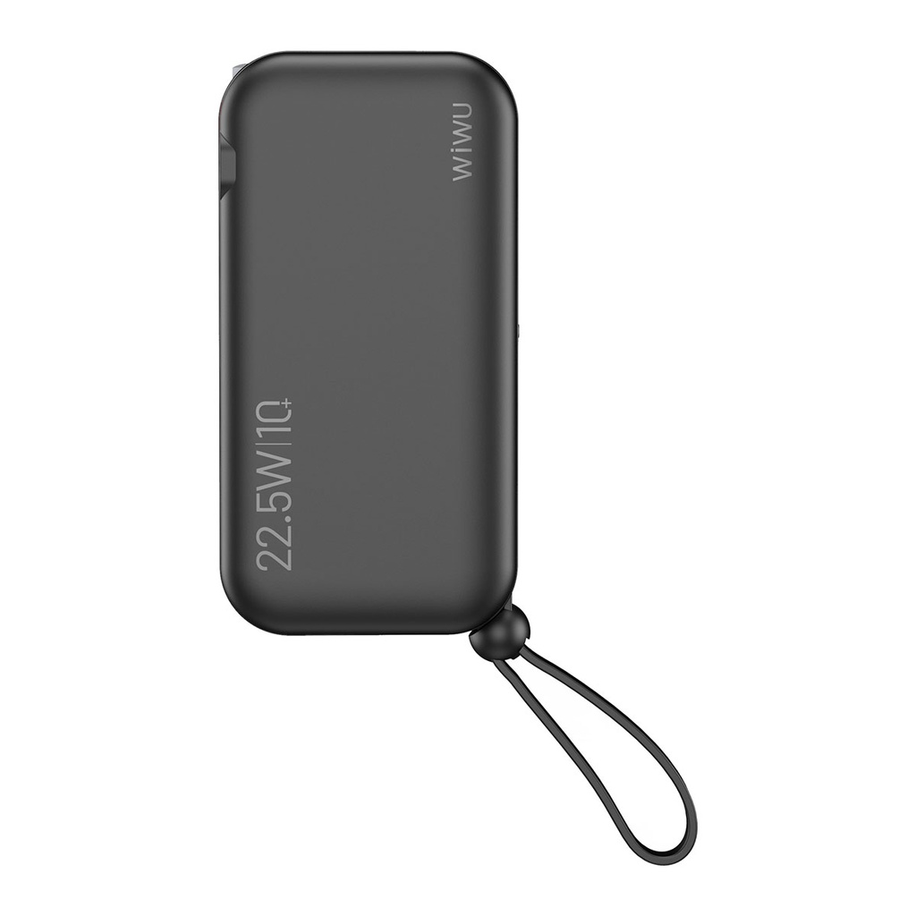 Wiwu JC-23 Micro Type-C ve Lightning Kablolu Şarj Göstergeli PD Powerbank 22.5W 10000mAh - 4