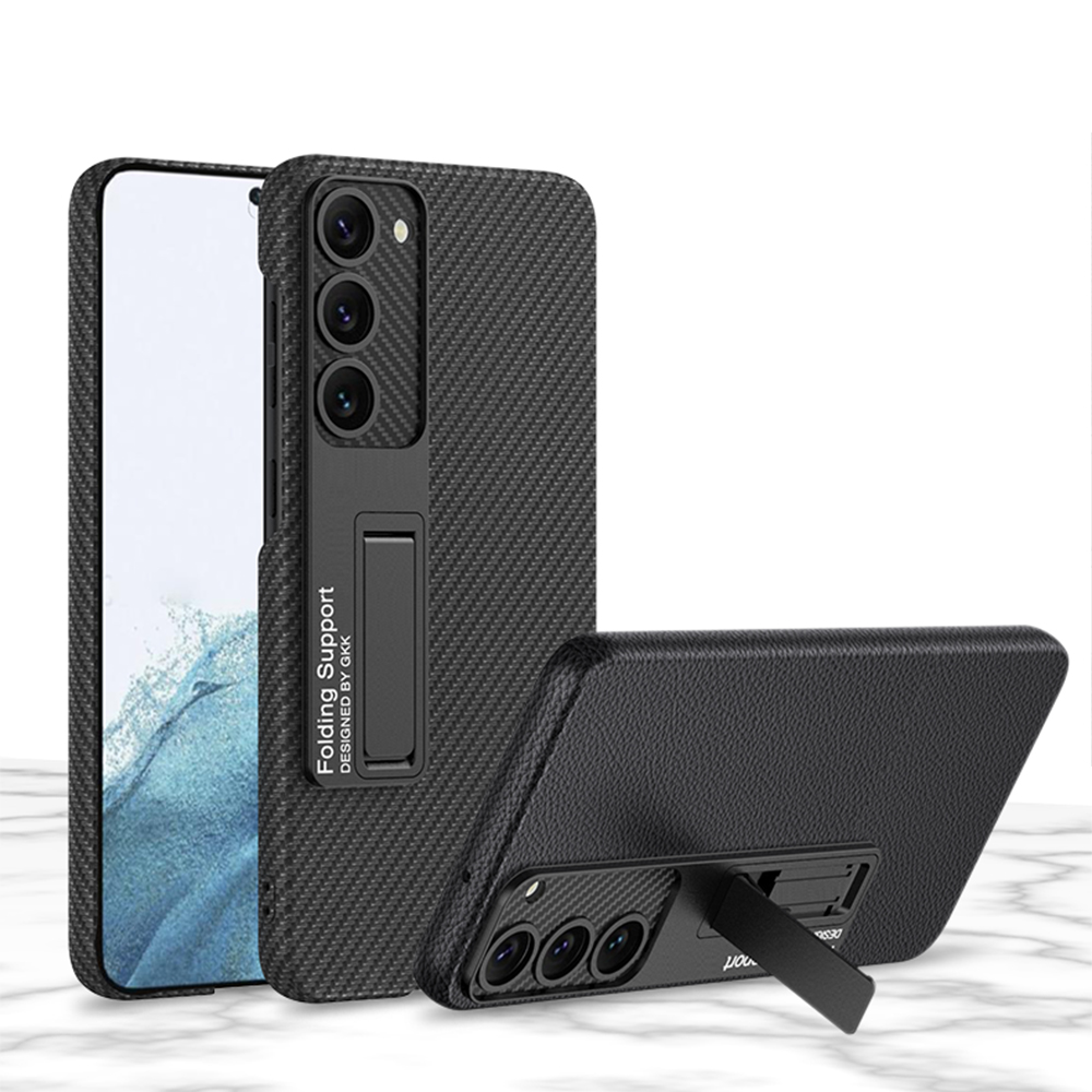 Samsung Galaxy S23 Uyumlu Kılıf Zore Kıpta Standlı Kapak - 6