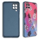 Samsung Galaxy M12 Uyumlu Kılıf Kamera Korumalı Desenli Sert Silikon Zore Epoksi Kapak - 1
