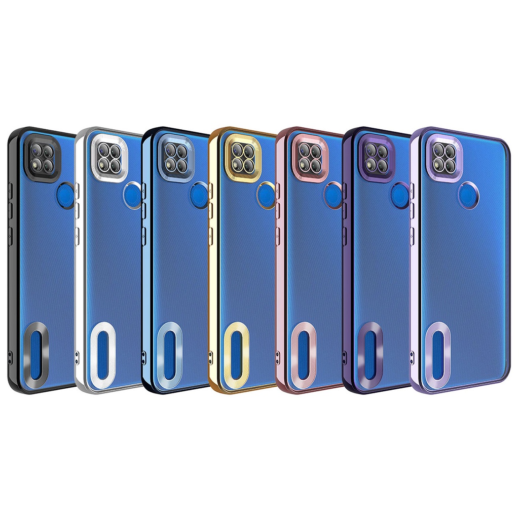 Xiaomi Redmi 10A Uyumlu Kılıf Kamera Korumalı Logo Gösteren Zore Omega Kapak - 1