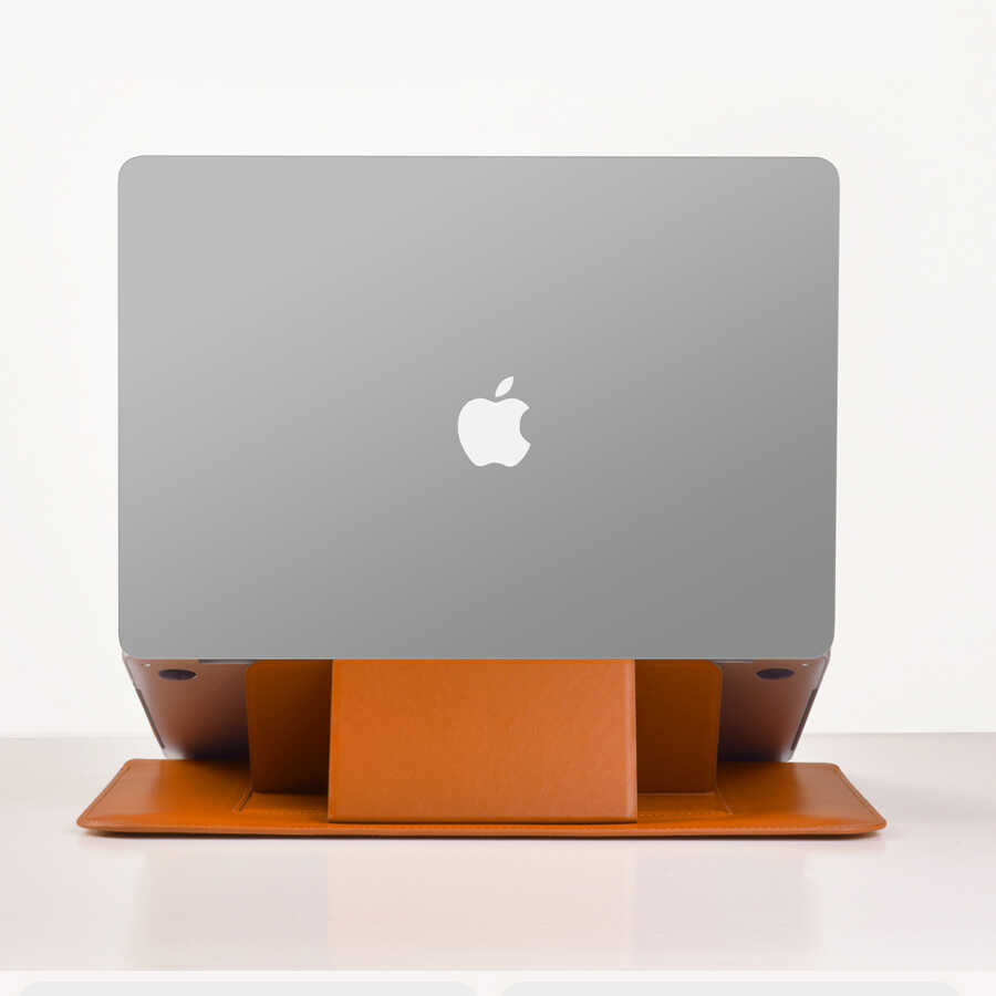Apple Macbook Pro 16.2 2023 A2780 Uyumlu Wiwu Macbook Skin Pro Portable Stand Kılıf - 4