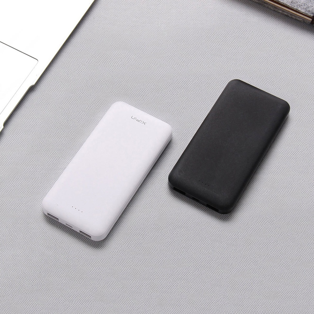 Xipin PX102 Hızlı Şarj Özellikli LED Göstergeli Dual USB Taşınabilir Akıllı Powerbank 10000mAh - 10
