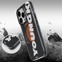 Apple iPhone 13 Pro Max Uyumlu Kılıf Magsafe Şarj Özellikli Youngkit Binfen Serisi Yazı Temalı Kapak - 4