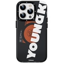 Apple iPhone 13 Pro Max Uyumlu Kılıf Magsafe Şarj Özellikli Youngkit Binfen Serisi Yazı Temalı Kapak - 6