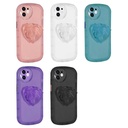 Apple iPhone 12 Uyumlu Kılıf Kamera Korumalı Pop Soketli Renkli Zore Ofro Kapak - 1