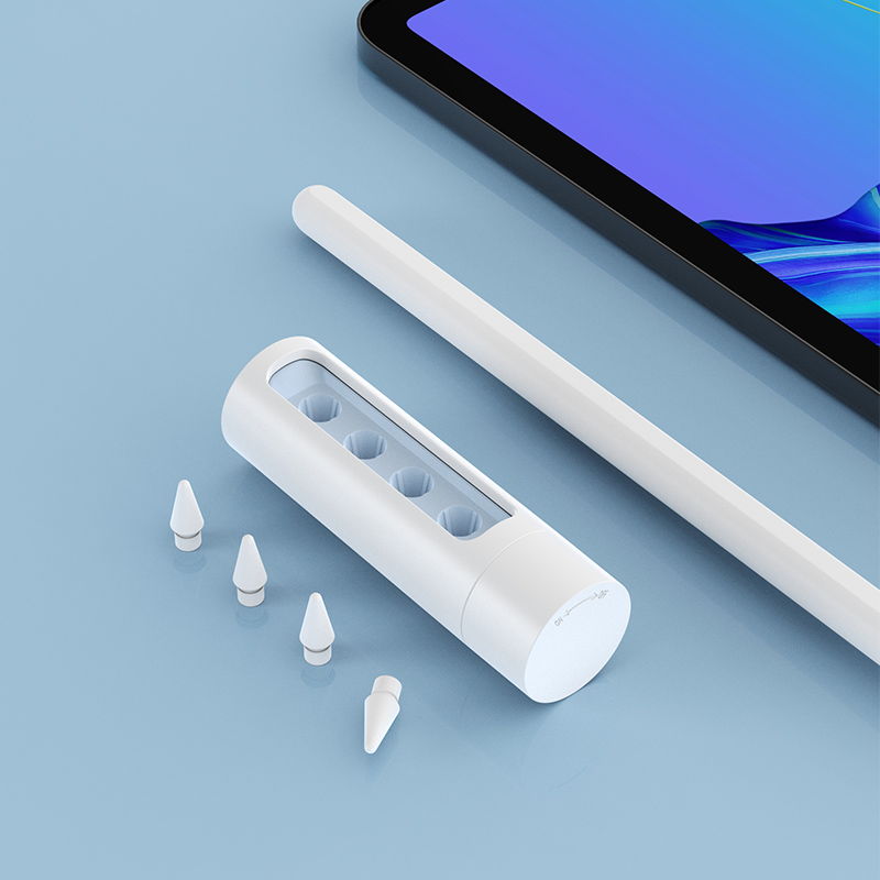 Wiwu Kalem Ucu Kutusu ve Apple Pencil 2.Nesil - Wiwu Pencil L Uyumlu 4 Adet Kalem Ucu - 2