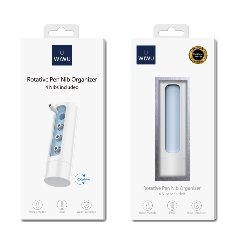 Wiwu Kalem Ucu Kutusu ve Apple Pencil 2.Nesil - Wiwu Pencil L Uyumlu 4 Adet Kalem Ucu - 3