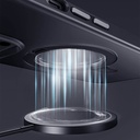 Apple iPhone 14 Uyumlu Kılıf Wiwu ZMM-010 Magsafe Şarj Özellikli Parmak İzi Bırakmayan Mat Transparan Standlı Kapak - 3