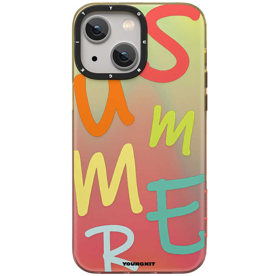 Apple iPhone 13 Uyumlu Kılıf YoungKit Summer Serisi Kapak - 3