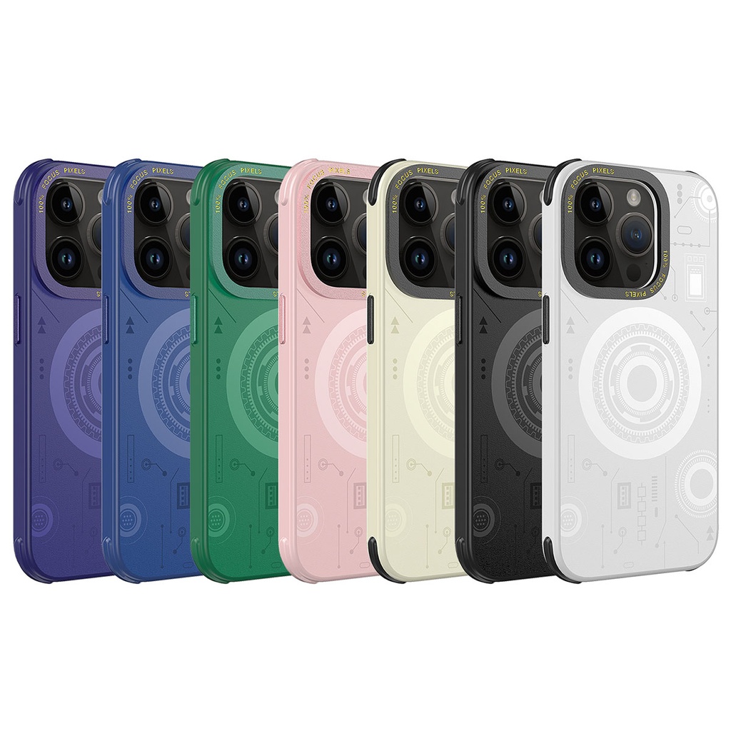 Apple iPhone 14 Pro Max Uyumlu Kılıf Zore Wireless Şarj Özellikli Desenli Hot Kapak - 1