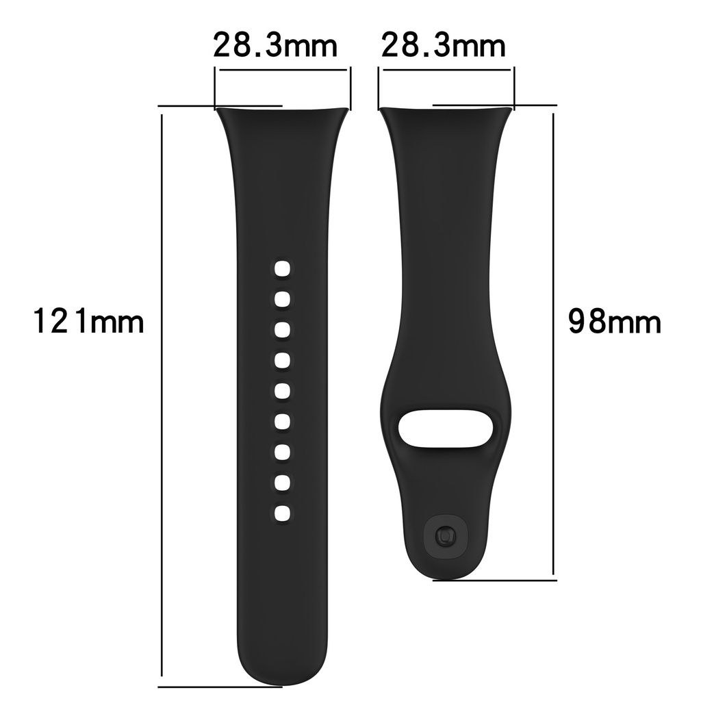 Xiaomi Redmi Watch 3 Uyumlu Zore KRD-81 Silikon Kordon - 5