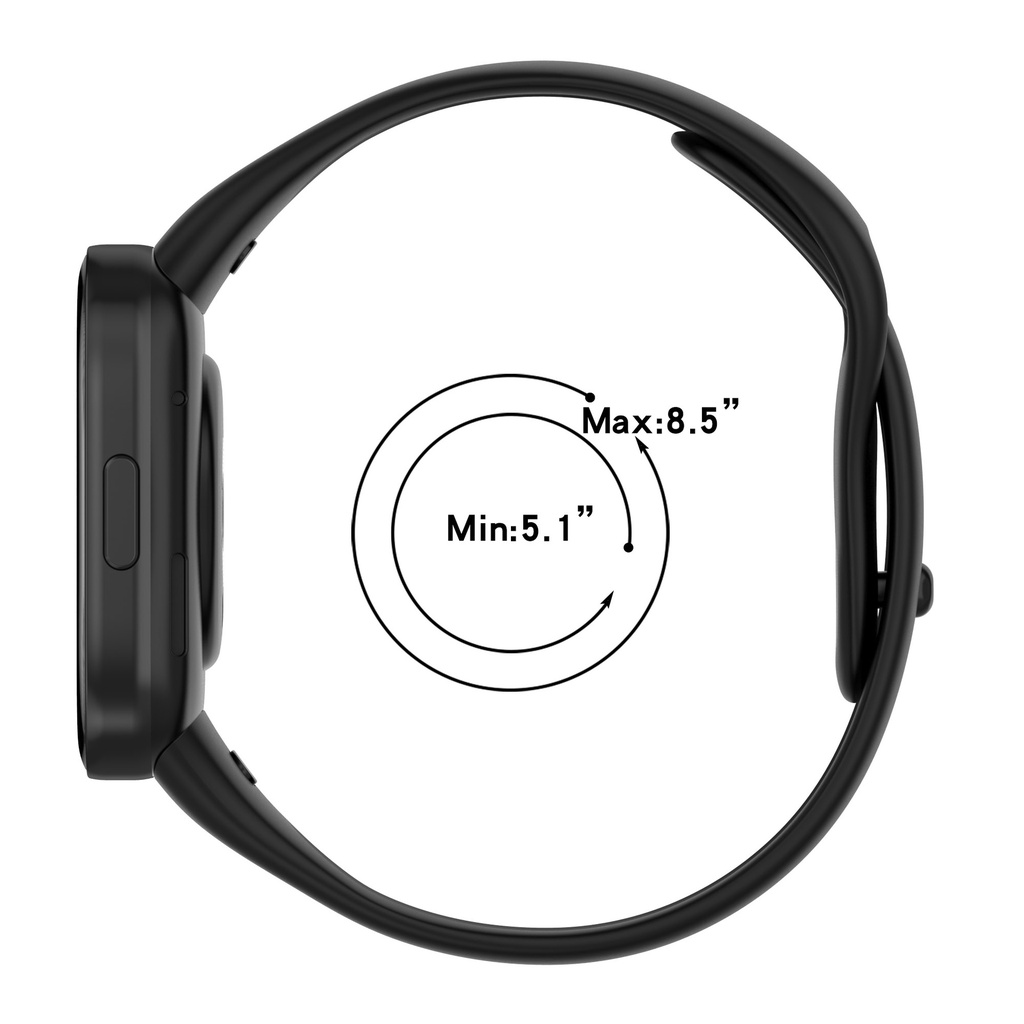 Xiaomi Redmi Watch 3 Uyumlu Zore KRD-81 Silikon Kordon - 6