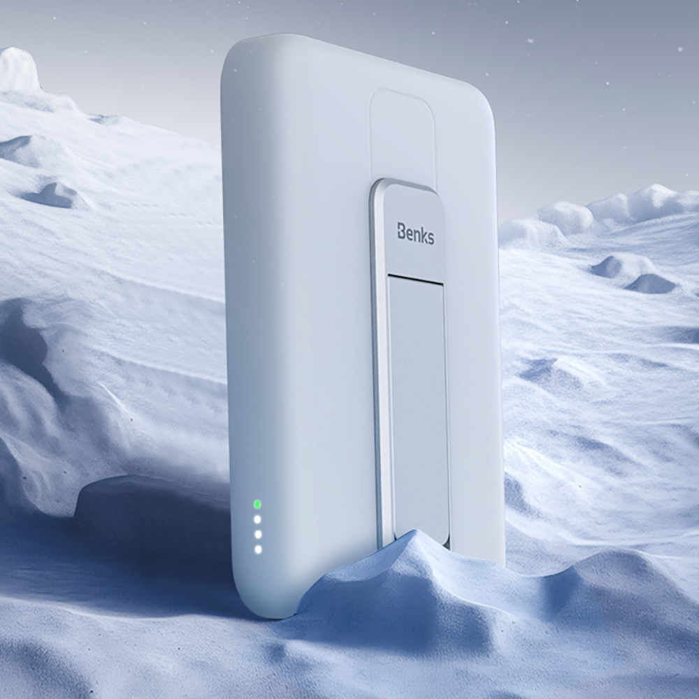 Benks MP08 Magsafe Magnetik Standlı İnce Tasarımlı Powerbank 10000mAh - 4