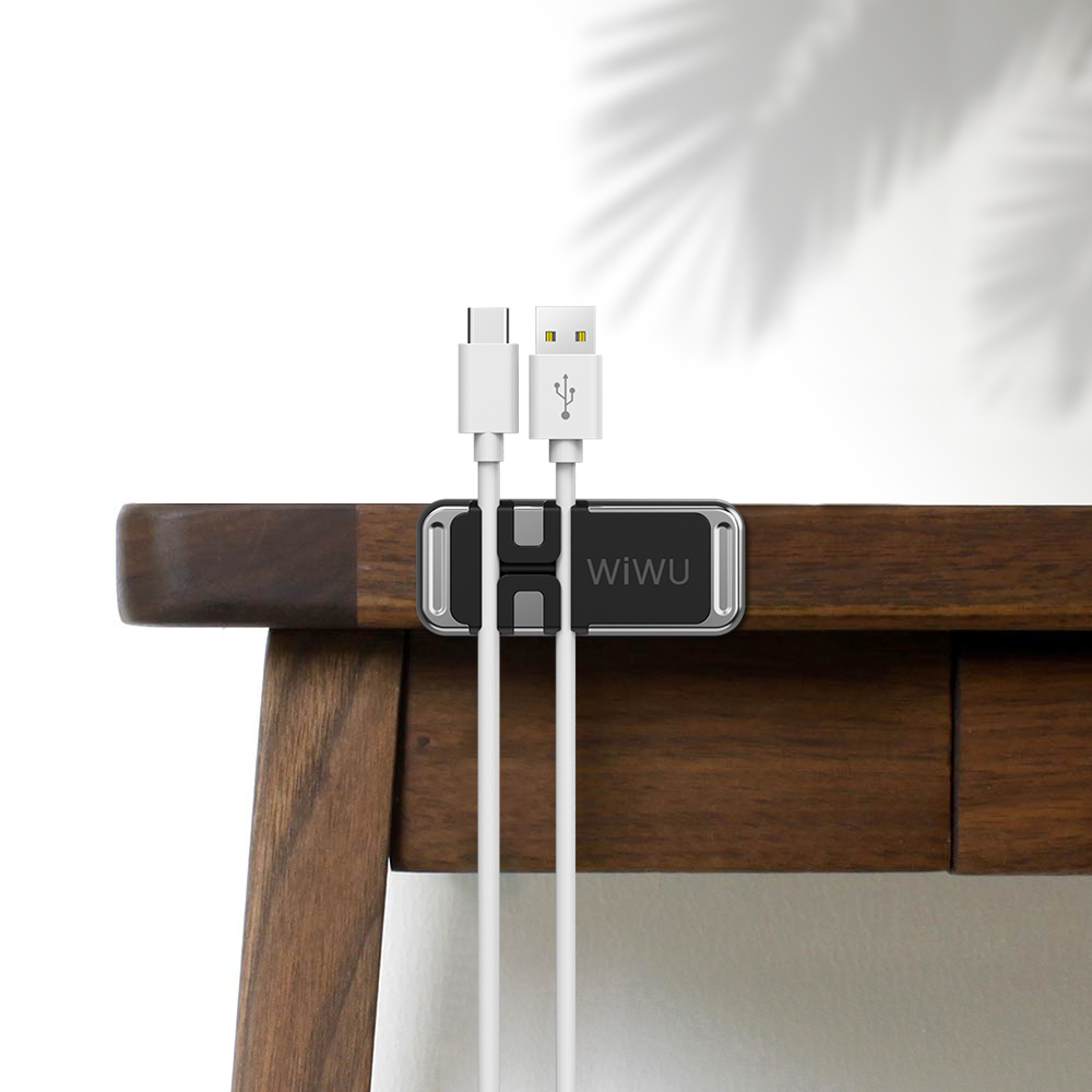 Wiwu CH011 Kablo Düzenleyicili Magnetik Düz Zemin Versiyon Araç Telefon Tutucu - 6