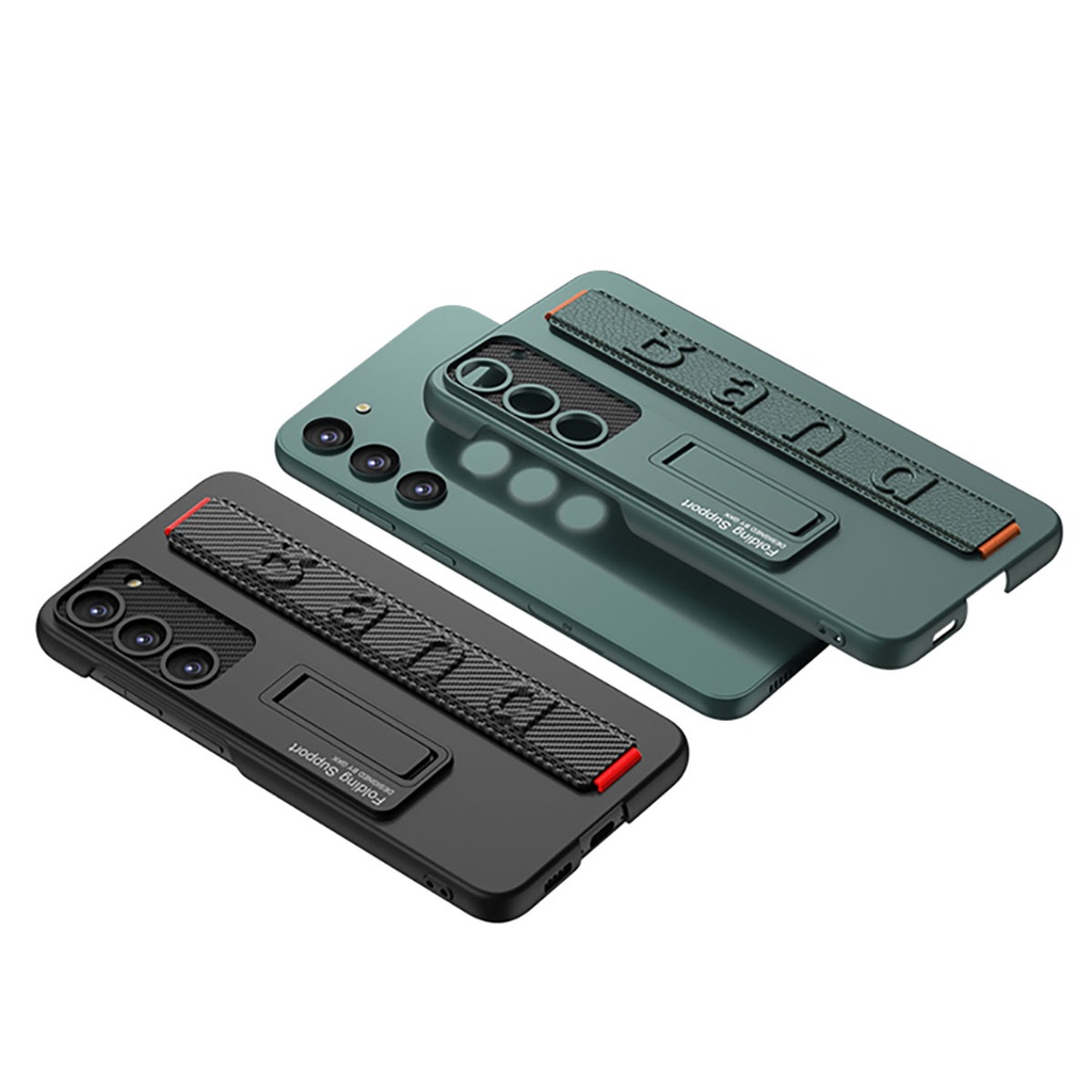 Samsung Galaxy S23 Plus Uyumlu Kılıf Standlı El Tutacaklı Zore Band Kapak - 1