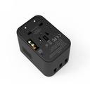 Wiwu UA-303 Çoklu Universal TR/US/UK/AUS/EU Uyumlu Şarj Adaptörü 18W - 1