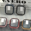 Apple Watch 7 41mm Uyumlu Zore Watch Gard 24 Kenarları Taşlı Sert PC Kasa Ve Ekran Koruyucu - 2