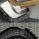 Apple Watch 7 41mm Uyumlu Zore Watch Gard 24 Kenarları Taşlı Sert PC Kasa Ve Ekran Koruyucu - 4