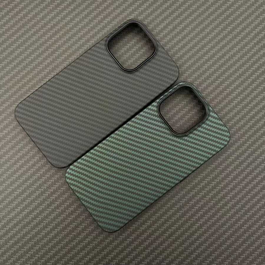 Apple iPhone 13 Pro Max Uyumlu Kılıf Karbon Fiber Tasarımlı Zore Karbono Kapak - 10