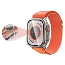 Apple Watch Ultra 49mm Uyumlu Zore ALM-01 Metal Çerçeveli Ekran Koruyucu - 2