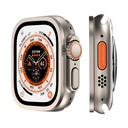 Apple Watch Ultra 49mm Uyumlu Zore ALM-01 Metal Çerçeveli Ekran Koruyucu - 3