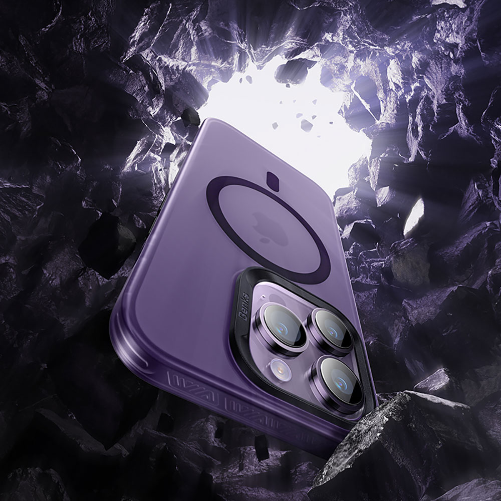 Apple iPhone 14 Pro Uyumlu Kılıf Magsafe Şarj Özellikli Benks Lucid Armor Kapak - 8