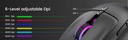 Eksa EM600 Kablolu 12 Modlu RGB Işıklı Oyuncu Mouse 12000 DPI - 5