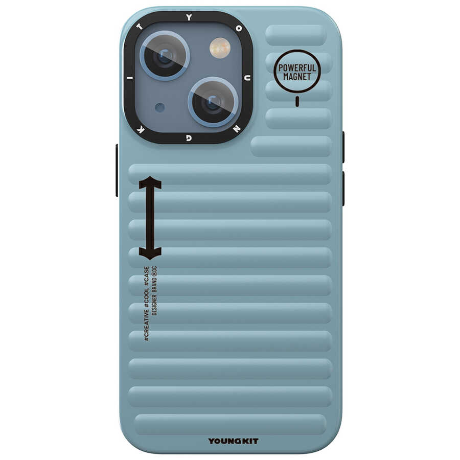 Apple iPhone 13 Uyumlu Kılıf YoungKit Plain Coloured Serisi Kapak - 1