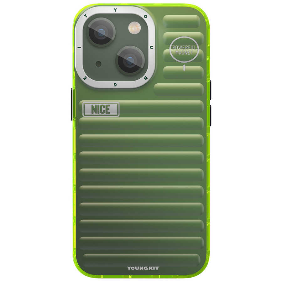 Apple iPhone 13 Uyumlu Kılıf YoungKit Plain Coloured Serisi Kapak - 2