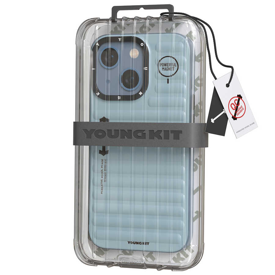Apple iPhone 13 Uyumlu Kılıf YoungKit Plain Coloured Serisi Kapak - 6