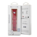 Apple Watch 40mm Uyumlu Hello Kitty Orjinal Lisanslı Yazı Logolu Fiyonk & Kitty Head Silikon Kordon - 15