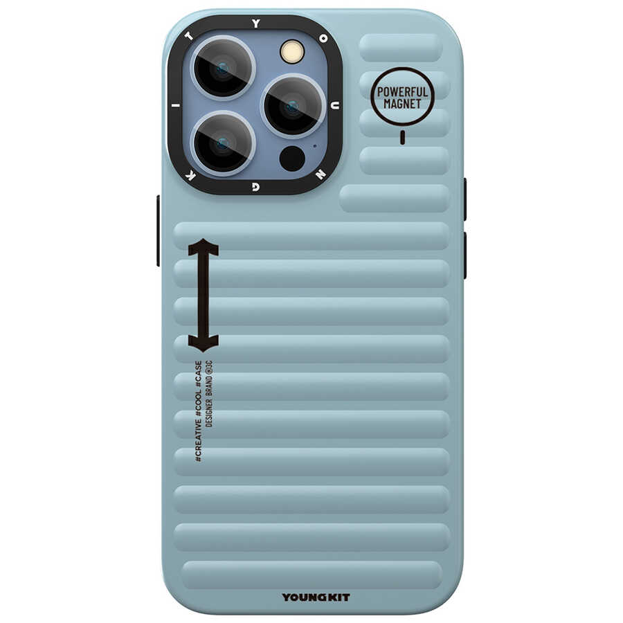 Apple iPhone 13 Pro Max Uyumlu Kılıf YoungKit Plain Coloured Serisi Kapak - 4