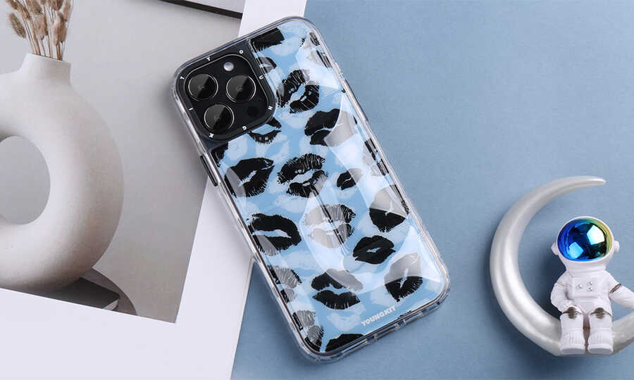 Apple iPhone 13 Pro Uyumlu Kılıf YoungKit Leopard Article Serisi Kapak - 8