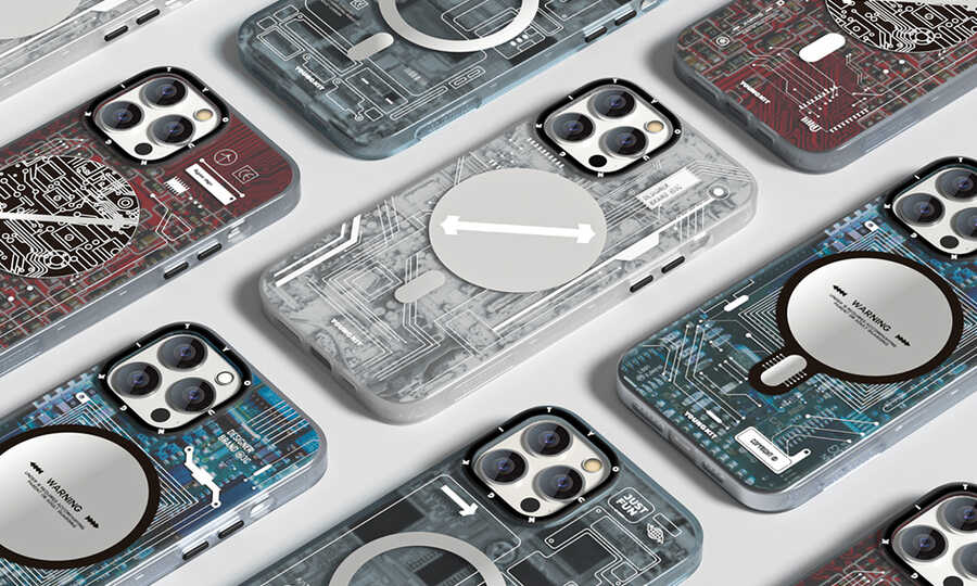 Apple iPhone 13 Pro Max Uyumlu Kılıf YoungKit Technology Serisi Kapak - 7