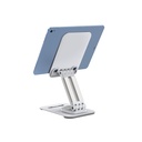 Wiwu ZM010 Taşınabilir Katlanabilir 360 Dönebilen Metal Telefon ve Tablet Standı - 4