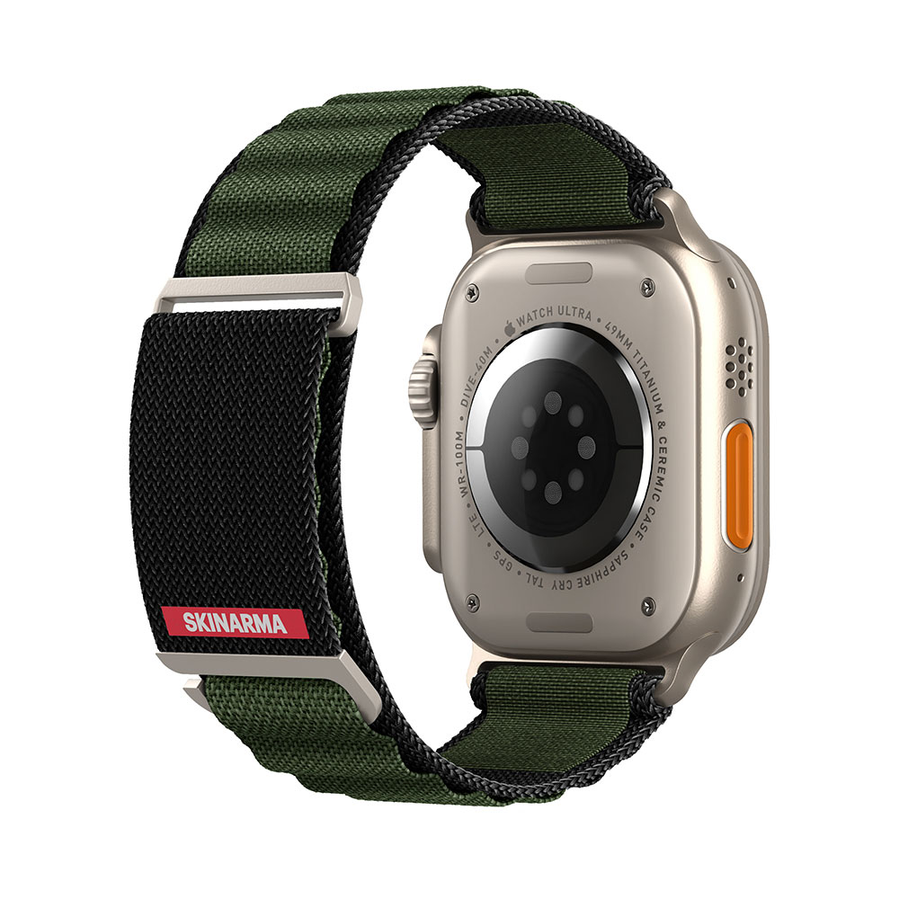 Apple Watch Ultra 49mm Uyumlu SkinArma Kobu Hasır Kordon - 1